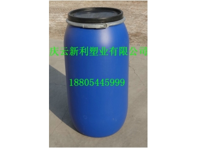 160升塑料桶，160L大藍(lán)桶慶云新利塑業(yè)生產(chǎn).