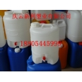 10升水嘴塑料桶，10公斤水龍頭塑料桶，10L白色塑料桶.