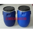60升蘭色化工桶，60L卡子桶，60升包箍塑料桶新利塑業(yè)生產(chǎn).